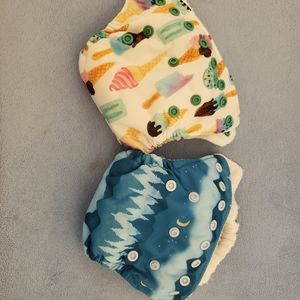 Thirsties Newborn AIO cloth diapers